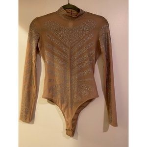 Bodysuit with sparkles